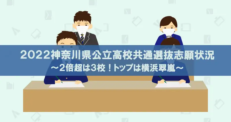 2022神奈川県公立高校共通選抜志願状況